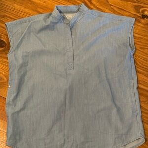Figs Heather Indigo Rafaela Top